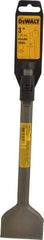 DeWALT - 3" Head Width, 12" OAL, 3/4" Shank Diam, Scaling Chisel - Hex Drive, Hex Shank, Steel - Benchmark Tooling