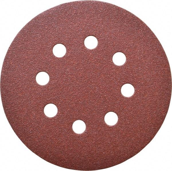 DeWALT - 5" Diam, 100 Grit, Aluminum Oxide Hook & Loop Disc - Fine Grade, Coated, Paper Backing, - Benchmark Tooling