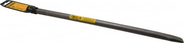 DeWALT - 1" Head Width, 18" OAL, 3/4" Shank Diam, Cold Chisel - SDS Max Drive, SDS Max Shank, Steel - Benchmark Tooling