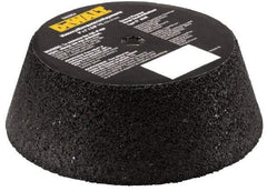 DeWALT - 6" Diam x 2" Thick, R Hardness, 16 Grit Surface Grinding Wheel - Aluminum Oxide/Silicon Carbide Blend, Type 11, Very Coarse Grade, 6,000 Max RPM, Metal Bond - Benchmark Tooling