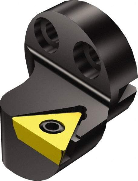 Sandvik Coromant - Left Hand Cut, Size 25, TPMT 11 03 04 & TPMT 221 Insert Compatiblity, Internal Modular Turning & Profiling Cutting Unit Head - 17mm Ctr to Cutting Edge, 20mm Head Length, Through Coolant, Series CoroTurn 111 - Benchmark Tooling