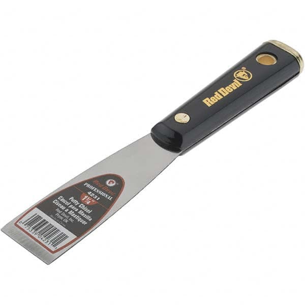 Red Devil - Putty & Taping Knives - 1-1/4" CHISEL PUTTY KNIFE - Benchmark Tooling