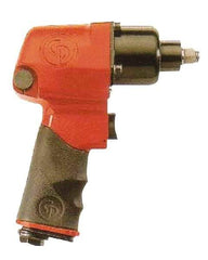 Chicago Pneumatic - 3/8" Drive, 6,800 RPM, 180 Ft/Lb Torque Impact Wrench - Pistol Grip Handle, 1,800 IPM, 14 CFM, 90 psi, 1/4" NPT Inlet - Benchmark Tooling