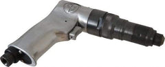 Chicago Pneumatic - 1/4" Bit Holder, 1,800 RPM, Pistol Grip Handle Air Screwdriver - 25 to 44 In/Lb Torque, 1/4 NPT Inlet, 4 CFM - Benchmark Tooling