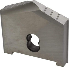 Allied Machine and Engineering - 2-1/2" Diam x 3/8" Thick, Seat Code D, 130° Included Angle Spade Drill Insert - Uncoated Powdered Metal, Powdered Metal, Series D - Benchmark Tooling