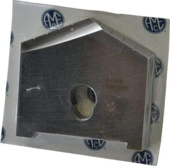 Allied Machine and Engineering - 2-15/16" Diam x 7/16" Thick, Seat Code E, 130° Included Angle Spade Drill Insert - Uncoated Powdered Metal, Powdered Metal, Series E - Benchmark Tooling