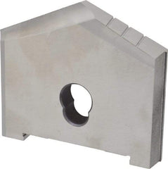 Allied Machine and Engineering - 3" Diam x 7/16" Thick, Seat Code E, 130° Included Angle Spade Drill Insert - Uncoated Powdered Metal, Powdered Metal, Series E - Benchmark Tooling