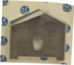 Allied Machine and Engineering - 3-1/16" Diam x 5/16" Thick, Seat Code E, 130° Included Angle Spade Drill Insert - Uncoated Powdered Metal, Powdered Metal, Series E - Benchmark Tooling