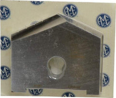Allied Machine and Engineering - 3-1/8" Diam x 7/16" Thick, Seat Code E, 130° Included Angle Spade Drill Insert - Uncoated Powdered Metal, Powdered Metal, Series E - Benchmark Tooling