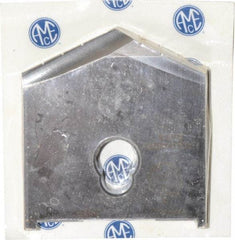 Allied Machine and Engineering - 3-1/16" Diam x 3/8" Thick, Seat Code F, 130° Included Angle Spade Drill Insert - Uncoated Powdered Metal, Powdered Metal, Series F - Benchmark Tooling