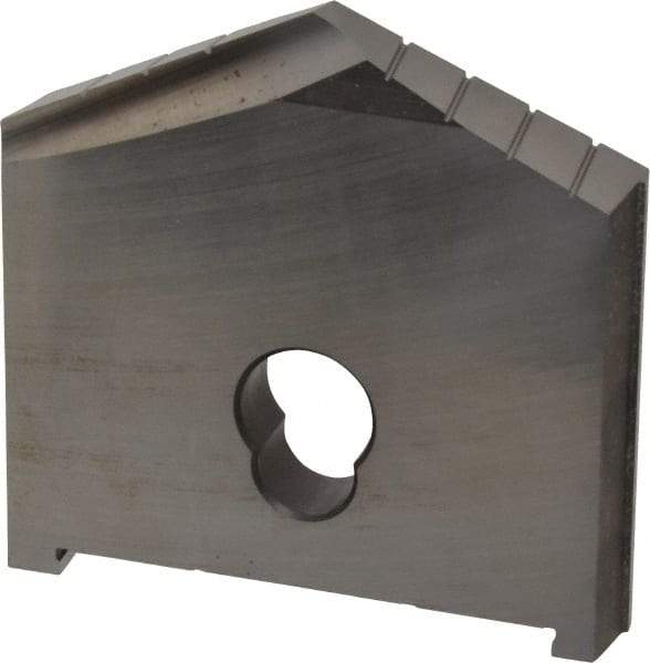 Allied Machine and Engineering - 3-1/4" Diam x 1/2" Thick, Seat Code F, 130° Included Angle Spade Drill Insert - Uncoated Powdered Metal, Powdered Metal, Series F - Benchmark Tooling