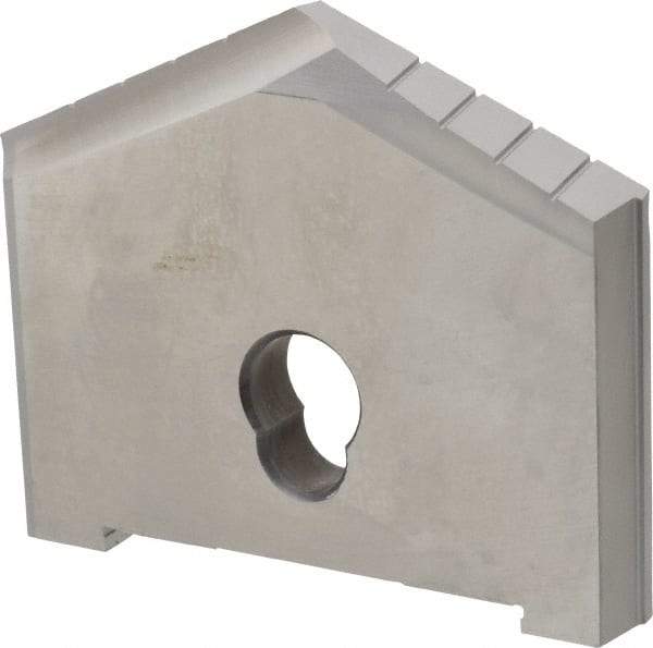 Allied Machine and Engineering - 3-3/4" Diam x 1/2" Thick, Seat Code F, 130° Included Angle Spade Drill Insert - Uncoated Powdered Metal, Powdered Metal, Series F - Benchmark Tooling