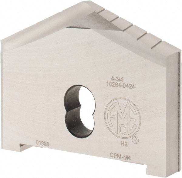 Allied Machine and Engineering - 4-3/4" Diam x 11/16" Thick, Seat Code H, 130° Included Angle Spade Drill Insert - Uncoated Powdered Metal, Powdered Metal, Series H - Benchmark Tooling
