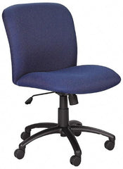 Safco - Mid Back Chair - 22-1/2" Wide x 20-3/4" Deep, Polyester Seat, Black - Benchmark Tooling