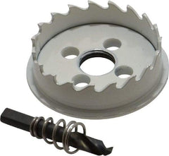 Lenox - 2-1/8" Diam, 1/2" Cutting Depth, Hole Saw - Carbide-Tipped Saw, Toothed Edge - Benchmark Tooling