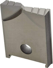 Allied Machine and Engineering - 1-9/16" Diam x 5/16" Thick, Seat Code C, Flat Bottom Spade Drill Insert - Uncoated Powdered Metal, Powdered Metal, Series C - Benchmark Tooling