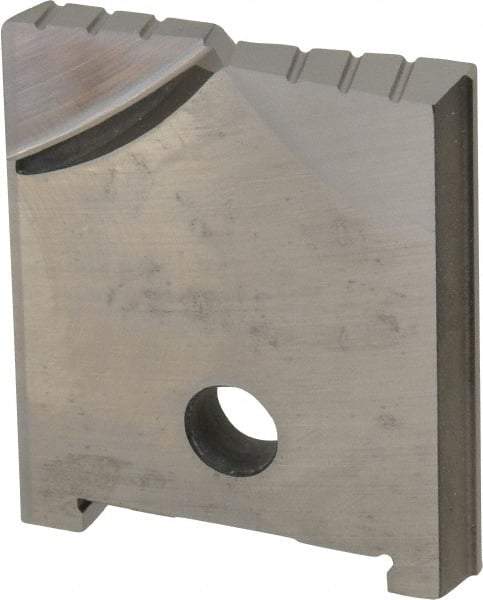 Allied Machine and Engineering - 1-13/16" Diam x 5/16" Thick, Seat Code C, Flat Bottom Spade Drill Insert - Uncoated Powdered Metal, Powdered Metal, Series C - Benchmark Tooling