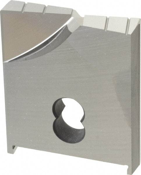 Allied Machine and Engineering - 2" Diam x 3/8" Thick, Seat Code D, Flat Bottom Spade Drill Insert - Uncoated Powdered Metal, Powdered Metal, Series D - Benchmark Tooling