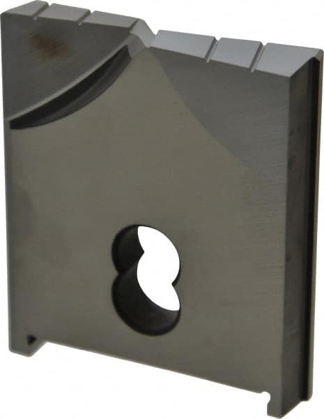 Allied Machine and Engineering - 2-1/8" Diam x 3/8" Thick, Seat Code D, Flat Bottom Spade Drill Insert - Uncoated Powdered Metal, Powdered Metal, Series D - Benchmark Tooling