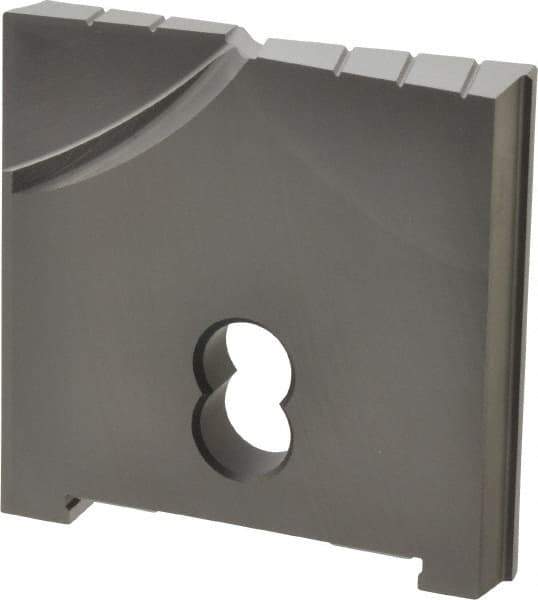 Allied Machine and Engineering - 2-1/2" Diam x 3/8" Thick, Seat Code D, Flat Bottom Spade Drill Insert - Uncoated Powdered Metal, Powdered Metal, Series D - Benchmark Tooling