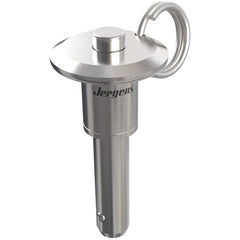 ‎7/8″ Pin Diameter, 1-3/4″ Grip Length, Heavy Duty Button Handle Kwik-Lok Pin, Stainless Steel