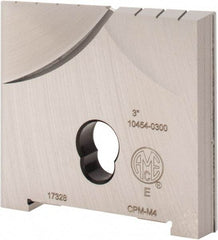 Allied Machine and Engineering - 3" Diam x 7/16" Thick, Seat Code E, Flat Bottom Spade Drill Insert - Uncoated Powdered Metal, Powdered Metal, Series E - Benchmark Tooling