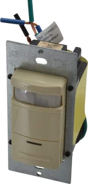 Leviton - 2,100 Square Ft. Coverage, Infrared Occupancy Sensor Wall Switch - 800 at 120 V Incandescent, 1,200 at 120 V and 2,700 at 277 V Fluorescent, 120 to 277 VAC, Ivory - Benchmark Tooling