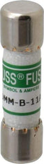 Cooper Bussmann - 1,000 VAC/VDC, 11 Amp, Fast-Acting General Purpose Fuse - 38.1mm OAL, 10mm Diam - Benchmark Tooling