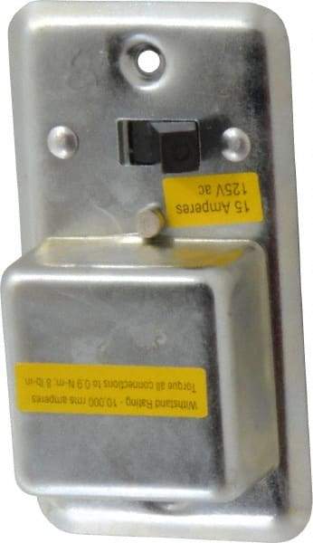 Cooper Bussmann - 125 VAC, Indicating Fuse Cover - For Use with 2-1/4 Inch Handy Boxes, FUSTAT Plug Fuses and FUSTRON Plug Fuses - Benchmark Tooling