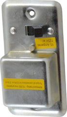 Cooper Bussmann - 125 VAC, Indicating Fuse Cover - For Use with 2-1/4 Inch Handy Boxes, FUSTAT Plug Fuses and FUSTRON Plug Fuses - Benchmark Tooling