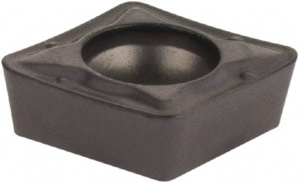 Iscar - CPMT2-2 PF Grade IC907 Carbide Turning Insert - TiAlN/TiN Finish, 80° Diamond, 1/4" Inscr Circle, 3/32" Thick, 1/32" Corner Radius - Benchmark Tooling
