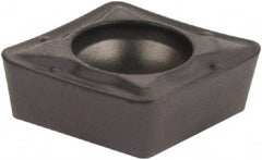 Iscar - CPMT2-2 PF Grade IC907 Carbide Turning Insert - TiAlN/TiN Finish, 80° Diamond, 1/4" Inscr Circle, 3/32" Thick, 1/32" Corner Radius - Benchmark Tooling