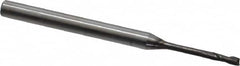 OSG - 1/16", 3/16" LOC, 1/8" Shank Diam, 1-3/4" OAL, 2 Flute, Solid Carbide Square End Mill - Single End, Diamond Finish, Spiral Flute, 30° Helix, Centercutting, Right Hand Cut, Right Hand Flute, Series 7020 - Benchmark Tooling