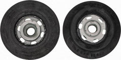 Made in USA - 4" Diam Disc Backing Smooth Backing Pad - Medium Density, 12,000 RPM - Benchmark Tooling