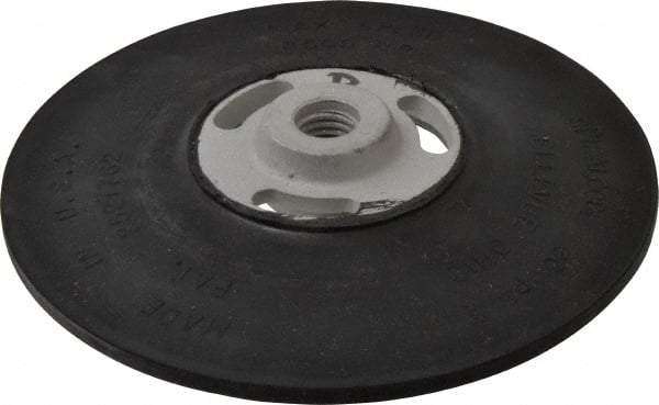 Made in USA - 7" Diam Disc Backing Smooth Backing Pad - Medium Density, 8,500 RPM - Benchmark Tooling