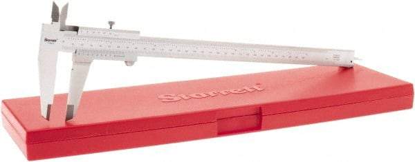 Starrett - 0 to 12" Stainless Steel Vernier Caliper - 0.02mm Graduation, 0.025 (Per 300mm)mm Accuracy - Benchmark Tooling