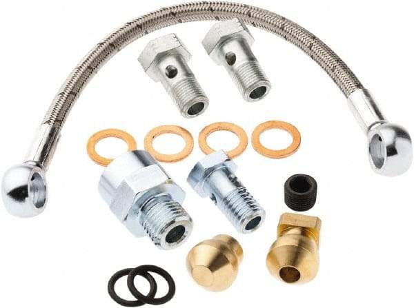 Seco - 51 Piece, 250mm Hose Length, Coolant Hose Kit - For Jetstream Tooling - Benchmark Tooling