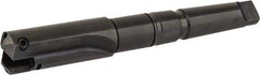 Allied Machine and Engineering - Series C, 1-1/2 to 2-3/8" Diam, 4MT Taper Shank, Straight Flute Spade Drill - 4" Max Depth, 6-15/16" Body Length, 10-9/16" OAL, Short Length, Through Coolant - Benchmark Tooling