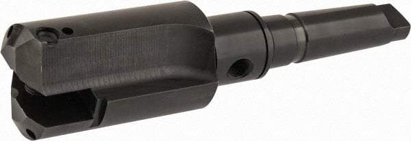 Allied Machine and Engineering - Series G, 3-1/2 to 4-1/2" Diam, 5MT Taper Shank, Straight Flute Spade Drill - 6" Max Depth, 10" Body Length, 14-7/16" OAL, Short Length, Through Coolant - Benchmark Tooling