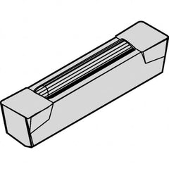 Kennametal - 400G Grade KY3500, 4mm Cutting Width Ceramic-SI Grooving Insert - 3.4mm Max Depth of Cut, Neutral, 0.4mm Corner Radius - Benchmark Tooling