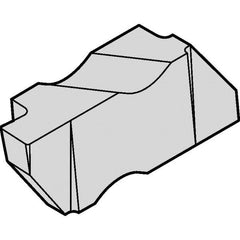 Kennametal - 2047NG Grade KCU10, 1.19mm Cutting Width Carbide Grooving Insert - 1.27mm Max Depth of Cut, Left Hand, 0.09mm Corner Radius, AlTiN Finish - Benchmark Tooling