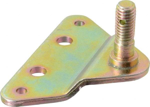 Value Collection - 0.39" Diam Yellow Zinc Offset Bracket - For Hydraulic Dampers & Gas Springs - Benchmark Tooling