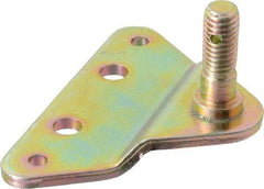 Value Collection - 0.39" Diam Yellow Zinc Offset Bracket - For Hydraulic Dampers & Gas Springs - Benchmark Tooling