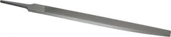 Nicholson - 8" Long, Second Cut, Knife American-Pattern File - Double Cut, 3/16" Overall Thickness, Tang - Benchmark Tooling