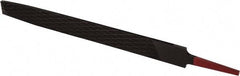 Simonds File - 10" Long, Flat American-Pattern File - Single Cut, 1/4" Overall Thickness, Tang - Benchmark Tooling