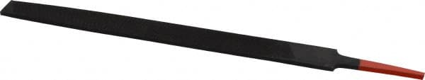 Simonds File - 10" Long, Bastard Cut, Mill American-Pattern File - Single Cut, 11/64" Overall Thickness, Tang - Benchmark Tooling