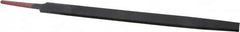 Simonds File - 10" Long, Smooth Cut, Mill American-Pattern File - Single Cut, 11/64" Overall Thickness, Tang - Benchmark Tooling