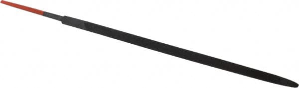 Simonds File - 7" Long, Bastard Cut, Taper American-Pattern File - Single Cut, 1/4" Overall Thickness, Tang - Benchmark Tooling