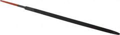 Simonds File - 7" Long, Bastard Cut, Taper American-Pattern File - Single Cut, 1/4" Overall Thickness, Tang - Benchmark Tooling