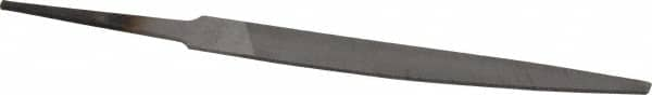 Nicholson - 4" Long, Smooth Cut, Warding American-Pattern File - Double Cut, 3/64" Overall Thickness, Tang - Benchmark Tooling